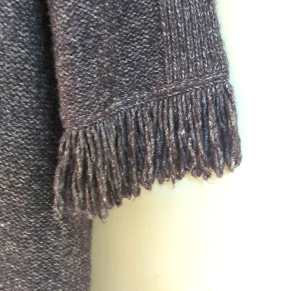 Marisa Christina Fringe Trim Toggle Wool Cardigan - Picture 5 of 15